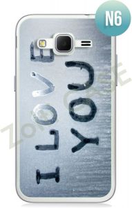 Etui Zolti Ultra Slim Case - Samsung Galaxy Core Prime - Texts - Wzór N6 - N6