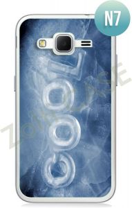 Etui Zolti Ultra Slim Case - Samsung Galaxy Core Prime - Texts - Wzór N7 - N7