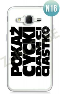 Etui Zolti Ultra Slim Case - Samsung Galaxy Core Prime - Texts - Wzór N16 - N16