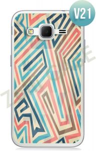 Etui Zolti Ultra Slim Case - Samsung Galaxy Core Prime - Vintage - Wzór V21 - N21