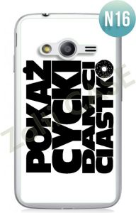 Etui Zolti Ultra Slim Case - Samsung Galaxy Ace 4 - Texts - Wzór N16 - N16