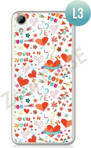 Obudowa Zolti Ultra Slim Case - HTC Desire 626 - Romantic- Wzór L3 - L3