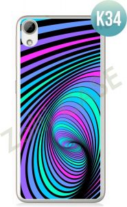 Etui Zolti Ultra Slim Case - HTC Desire 626 - Colorfull - Wzór K34 - K34