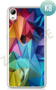 Etui Zolti Ultra Slim Case - HTC Desire 626 - Colorfull- Wzór K8 - K8