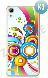 Etui Zolti Ultra Slim Case - HTC Desire 626 - Colorfull - Wzór K3 - K3