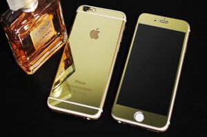 Szkło ochronne na przód i tył Złote Perfect Glass Apple iPhone 6 / 6S - Złoty