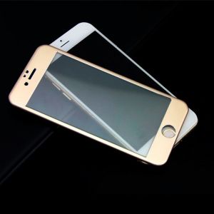 Szkło ochronne Perfect Glass Apple iPhone 5 / 5S / SE ze złotą ramką - Złoty